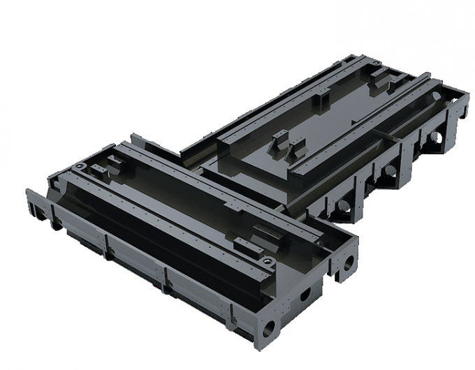 Κέντρο οριζόντιας επεξεργασίας βαρέων βαρών HMC 100Q Κέντρο στροφής Κέντρο επεξεργασίας 2