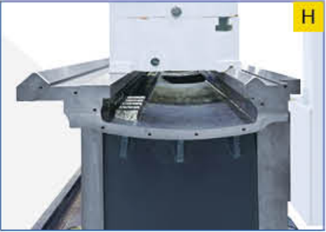 SMTCL βαρύ CNC Στροφή 5000mm HTC125500 οριζόντια επίπεδα κρεβάτι CNC βαρύ στροφή 8