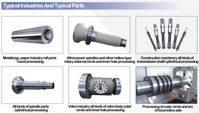 SMTCL βαρύ CNC Στροφή 5000mm HTC125500 οριζόντια επίπεδα κρεβάτι CNC βαρύ στροφή 10