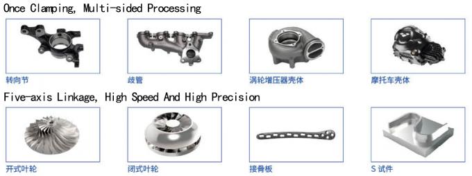 VMU50H Πέντε άξονες κέντρο επεξεργασίας Πέντε άξονες πίνακα σύνδεσης Μέγεθος 500mm κάθετο κέντρο επεξεργασίας 4