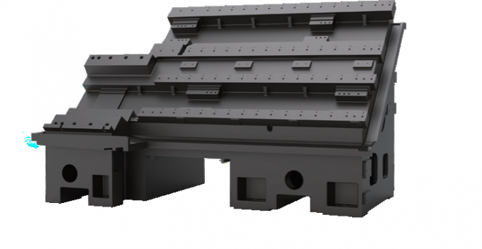 Κέντρο στροφής CNC HTC40E SMTCL Τριχωτό κρεβάτι CNC μηχανή στροφής για μέταλλο 2