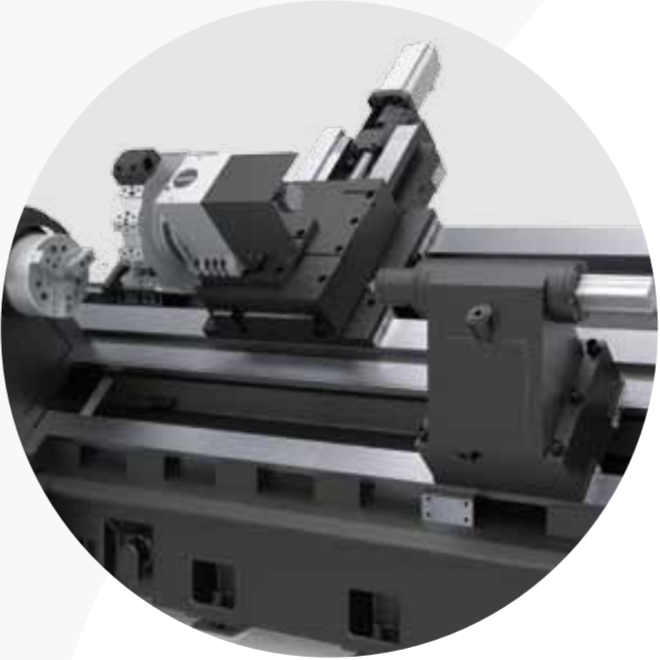 SMTCL Κεκλιμένο Κρεβάτι CNC Τόρνος HTC40B Μεταλλικός CNC Τόρνος 3