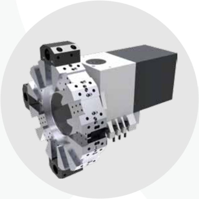 SMTCL Κεκλιμένο Κρεβάτι CNC Τόρνος HTC40B Μεταλλικός CNC Τόρνος 5