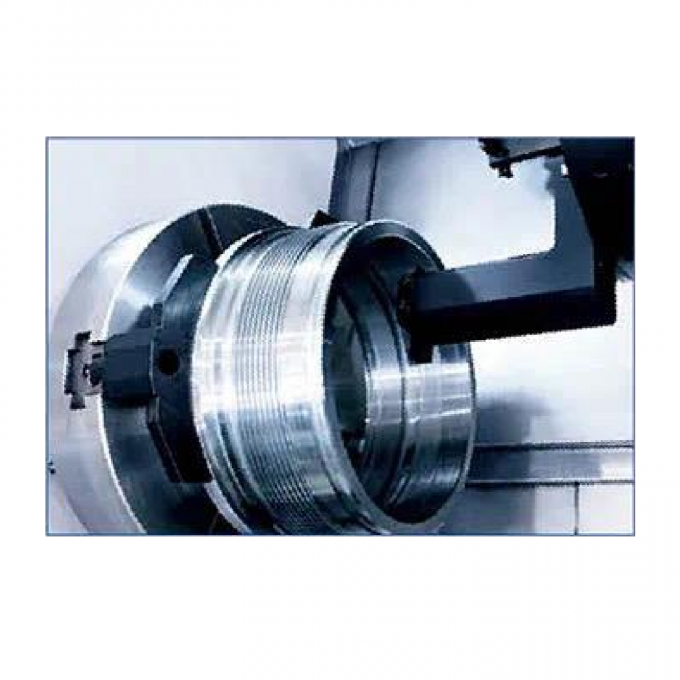 Οριζόντιο τόρνος CNC HTC50nm Fanuc System Κεκλιμένης κλίνης CNC 6