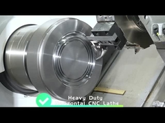 HTC 50nm Οριζόντιο CNC Στρογγυλοποιητικό Σύστημα Fanuc Σκλίνο κρεβάτι CNC Στρίβοντας Μηχανή SMTCL CNC Κέντρο Στρογγυλοποίησης