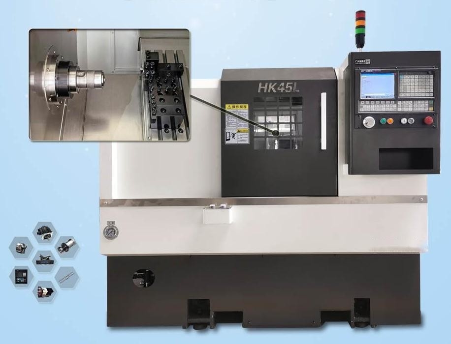 D300mm CNC τύπων υπόλοιπου κόσμου μαχαιριών εργαλειομηχανή τόρνου μετα HK45L