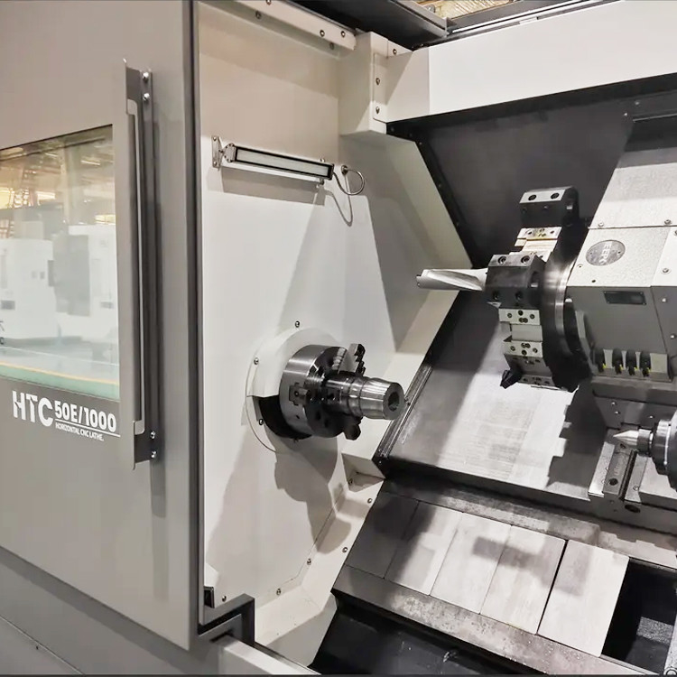 SMTCL CNC Lathe HTC40P Τριχωτό κρεβάτι Lathe CNC Σιδηροτροφικές μηχανές CNC Κέντρο στροφής για χάλυβα