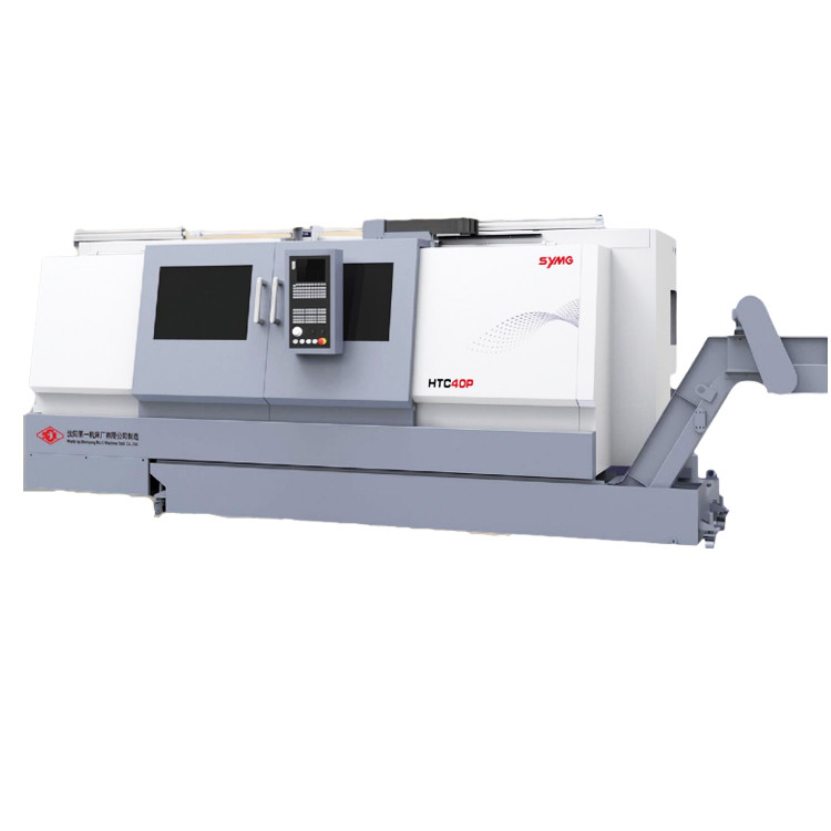 SMTCL CNC Lathe HTC40P Τριχωτό κρεβάτι Lathe CNC Σιδηροτροφικές μηχανές CNC Κέντρο στροφής για χάλυβα