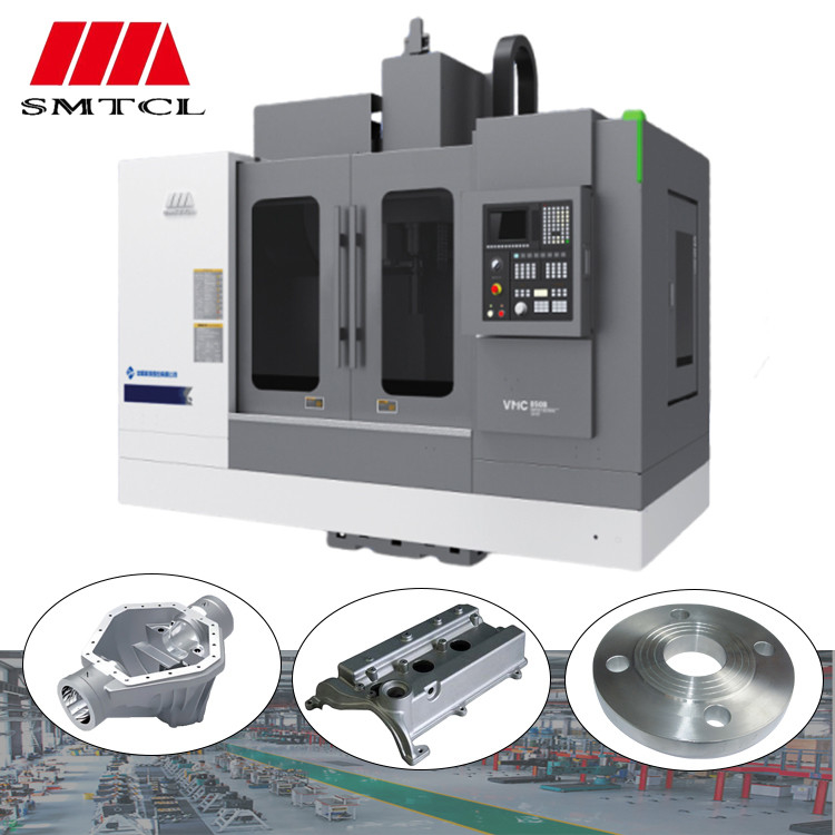 SMTCL VMC1100B 4 άξονας μηχανή CNC για μεταλλικά Fanuc ελεγκτές 3 άξονας κατακόρυφο κέντρο επεξεργασίας