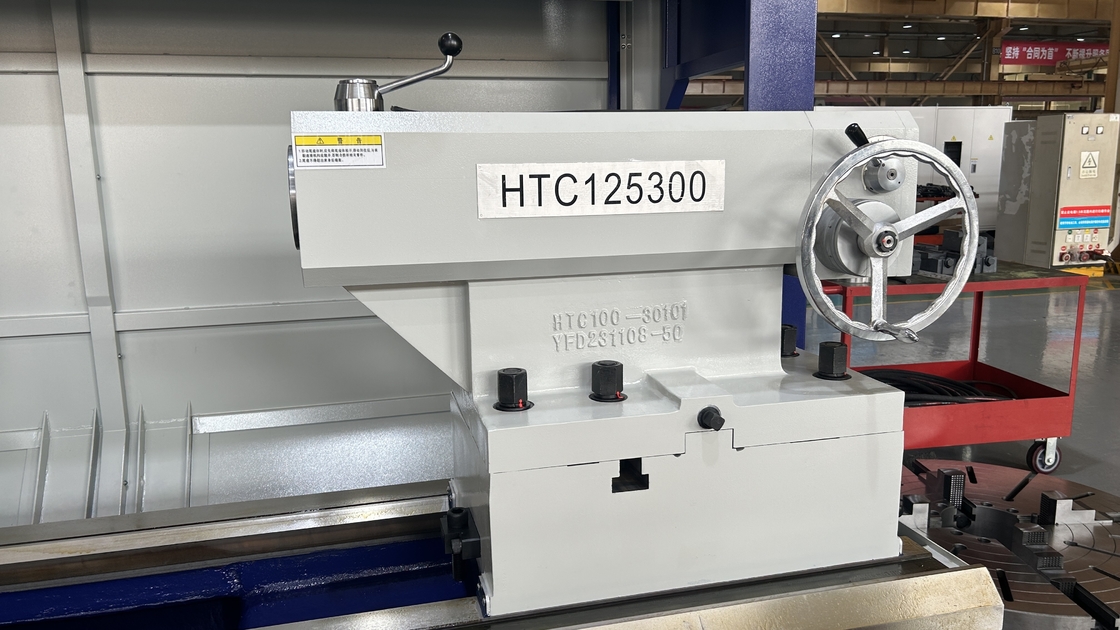 SMTCL CNC βαρύ στρογγυλομηχανή HTC125300 Max μήκος κοπής 3000mm οριζόντια επίπεδα κρεβάτι CNC lathes