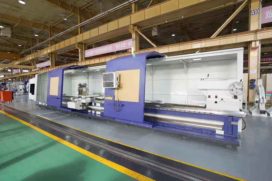 SMTCL βαρύ CNC Στροφή 5000mm HTC125500 οριζόντια επίπεδα κρεβάτι CNC βαρύ στροφή