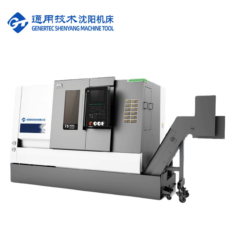 SMTCL CNC Τροχιομηχανία Τροχιομηχανία Combo T5.2-500Q Διάμετρος κυματισμού 560mm Fanuc Στρογγυλό κρεβάτι Τροχιομηχανία CNC
