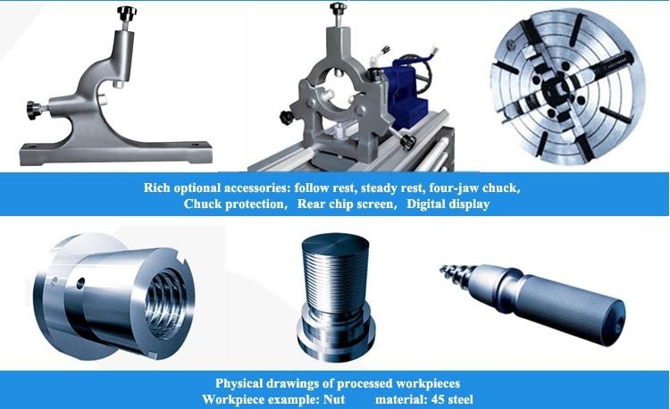 SMTCL Εγχειρίδιο CA6150A Μηχανή στροφής μετάλλων Gap Bed Lathe Machine 2000 mm Εγχειρίδιο Lathe