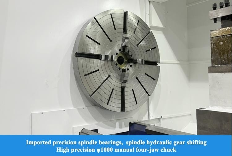 SMTCL βαρύ CNC Στροφή 5000mm HTC125500 οριζόντια επίπεδα κρεβάτι CNC βαρύ στροφή