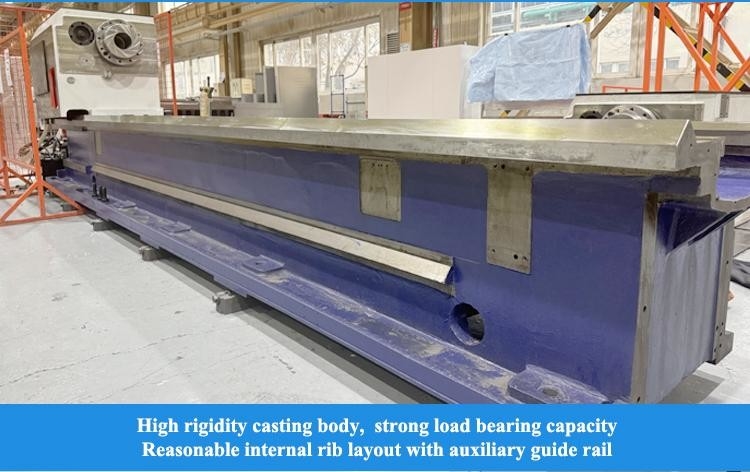 SMTCL βαρύ CNC Στροφή 5000mm HTC125500 οριζόντια επίπεδα κρεβάτι CNC βαρύ στροφή