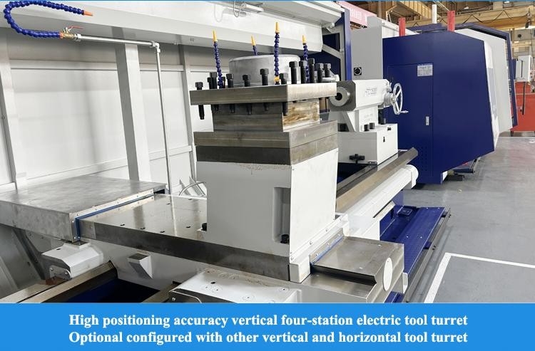 SMTCL βαρύ CNC Στροφή 5000mm HTC125500 οριζόντια επίπεδα κρεβάτι CNC βαρύ στροφή