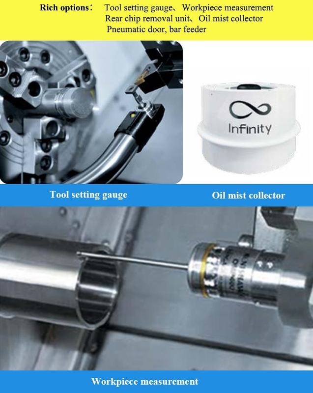 Εργασία μικρών εξαρτημάτων HTC16H Metal Slant Bed CNC Lathe SMTCL Οριζόντιο CNC Lathe