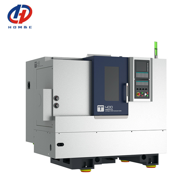 Τεχνική μηχανή CNC T400 υψηλής ακαμψίας γραμμική καθοδήγηση σιδηροτροχιές σέρβο πύργος GSK μεταλλική μηχανή CNC κλίσης