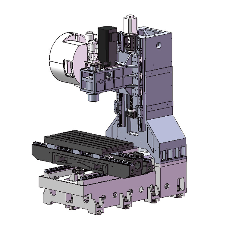 Οικονομικό κέντρο κάθετης επεξεργασίας CNC M800 3 άξονες Μηχανή αλεξίπτωσης CNC Syntec ελεγκτής Μηχανή VMC
