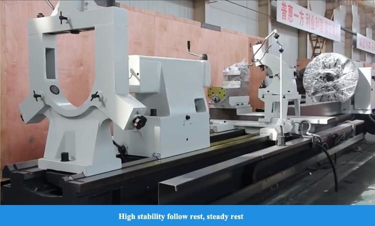 Μεγάλο χειροκίνητο γύρισμα CW61160D Μέγιστη διάμετρος κυματισμού πάνω από το κρεβάτι 1640mm A2-15 Σπινδύλα βαρέα γύρισμα