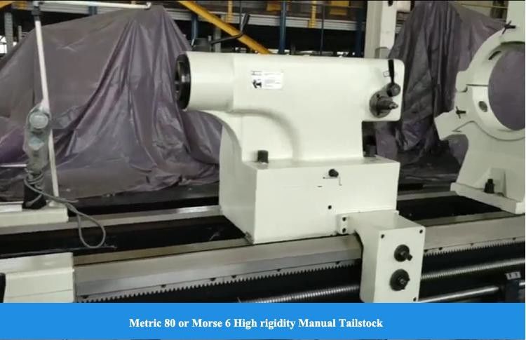 Μεγάλο χειροκίνητο γύρισμα CW61160D Μέγιστη διάμετρος κυματισμού πάνω από το κρεβάτι 1640mm A2-15 Σπινδύλα βαρέα γύρισμα