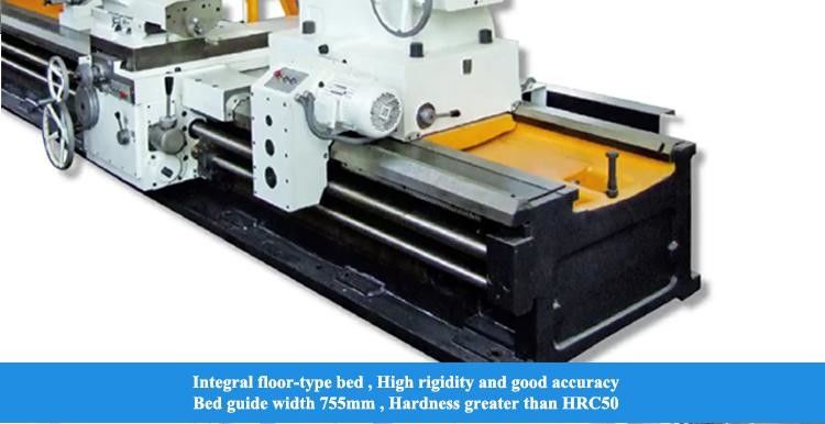 Μεγάλο χειροκίνητο γύρισμα CW61160D Μέγιστη διάμετρος κυματισμού πάνω από το κρεβάτι 1640mm A2-15 Σπινδύλα βαρέα γύρισμα