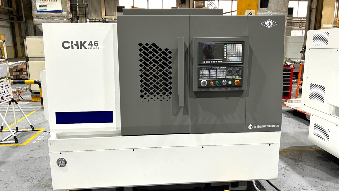 Εργαλεία συμμορίας Σκίτσες CNC CHK46 Αυτοματοποιημένη μηχανή συμμορίας με τροφοδότημα ράβδου