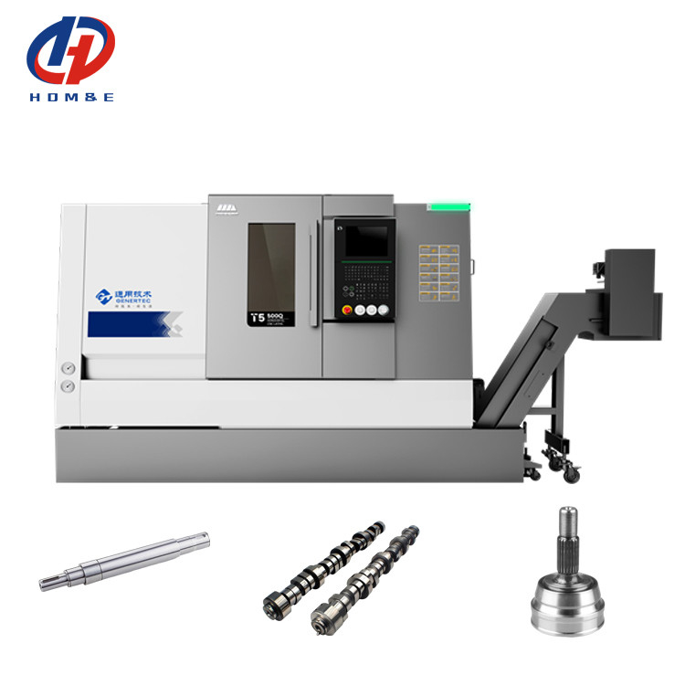 SMTCL CNC Lathe T5.2-500Q Μεγάλο μέγεθος Αξοκόπησης Αξοστοιχίας BMT55 Στρογγυλό κρεβάτι CNC Lathe Με Άξονα Y