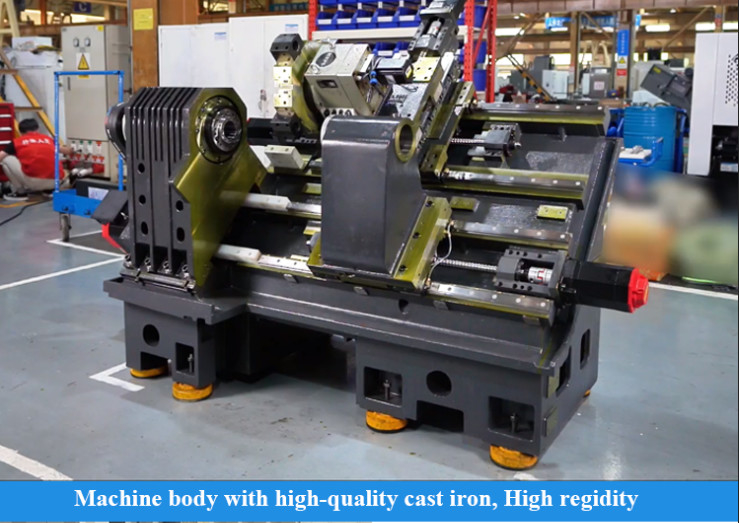 SMTCL Πολλαπλής χρήσης CNC Στροφή Τ5.2-500Q Fanuc Σύστημα μεταποίησης μετάλλων 3 άξονες Στροφή CNC Στροφή