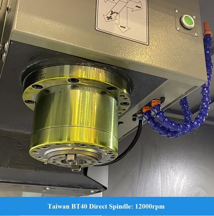 SMTCL 10000rpm FANUC 3 άξονα κατακόρυφο κέντρο επεξεργασίας VMC850Q 4 άξονα CNC φρεναρίστη με περιστροφική πλάκα