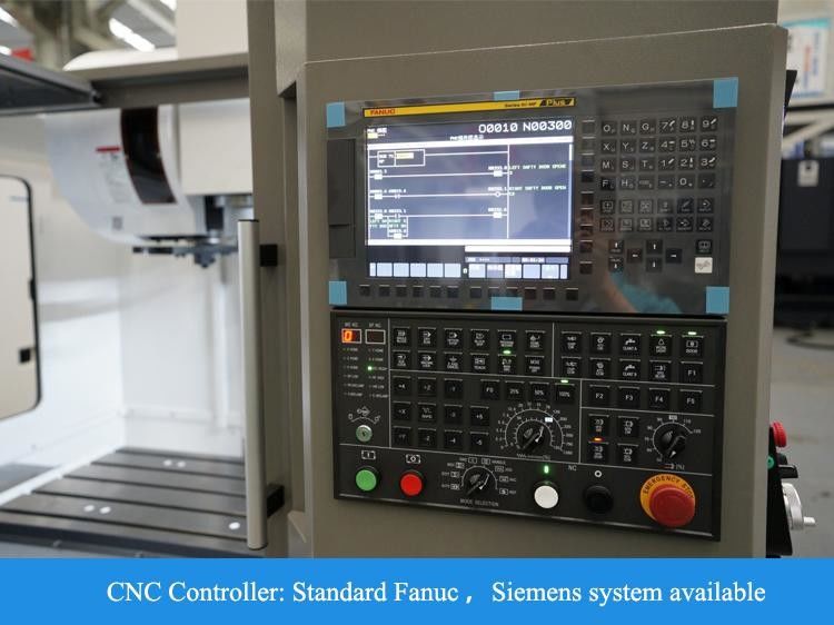 SMTCL 10000rpm FANUC 3 άξονα κατακόρυφο κέντρο επεξεργασίας VMC850Q 4 άξονα CNC φρεναρίστη με περιστροφική πλάκα