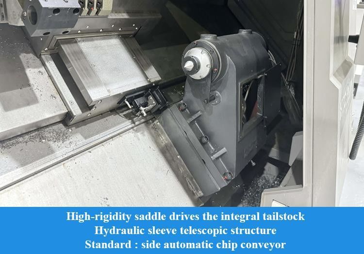 Κέντρο στροφής CNC υψηλής ακαμψίας HTC40Sm A2-8 Σπιντέλ Κέντρο στροφής CNC βαριάς κοπής