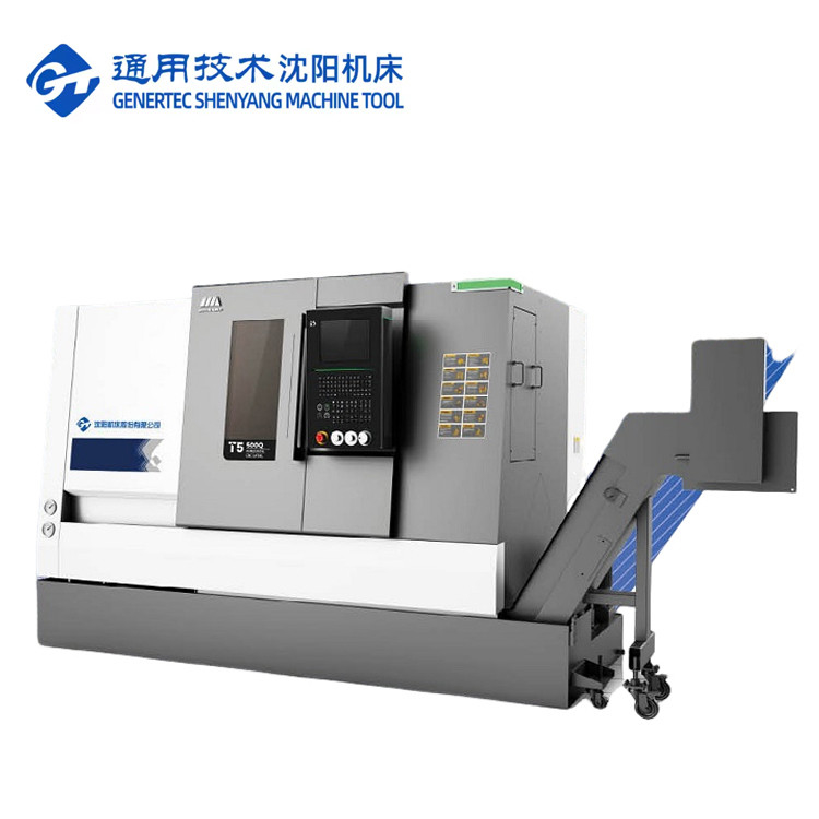 SMTCL Πολλαπλής χρήσης CNC Στροφή Τ5.2-500Q Fanuc Σύστημα μεταποίησης μετάλλων 3 άξονες Στροφή CNC Στροφή