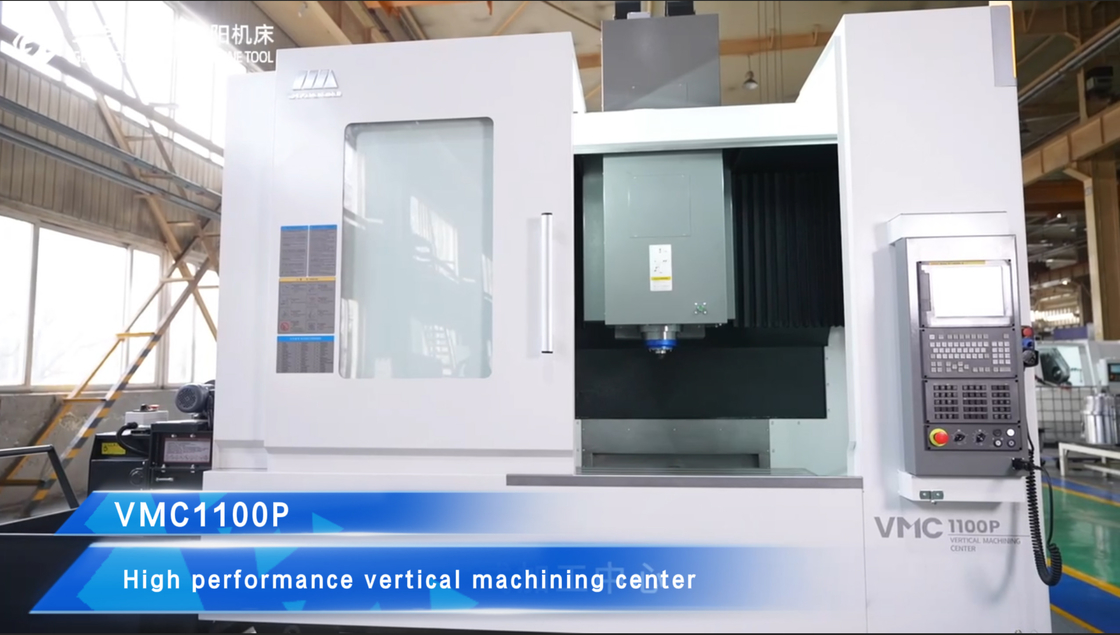 Κέντρο κατακόρυφης επεξεργασίας VMC1100P Υψηλής ακαμψίας Φάραμ Γαντρί Δομή 4 άξων Μηχανή Τυποποίησης CNC