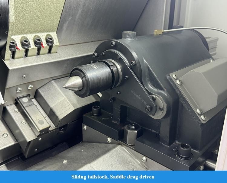 Οριζόντιο κέντρο στροφής CNC HTC30Hm BMT55 12 σταθμών Power Turret Servo Tailstock Κέντρο στροφής με άξονα Y