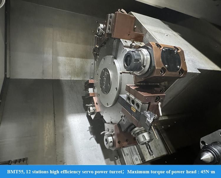 SMTCL Κέντρο στροφής CNC Μεγάλο άξονα σπινθήρα HTC40Hm BMT55 Πύργος τροφοδοσίας με υπηρεσία Κέντρο στροφής CNC με άξονα Y