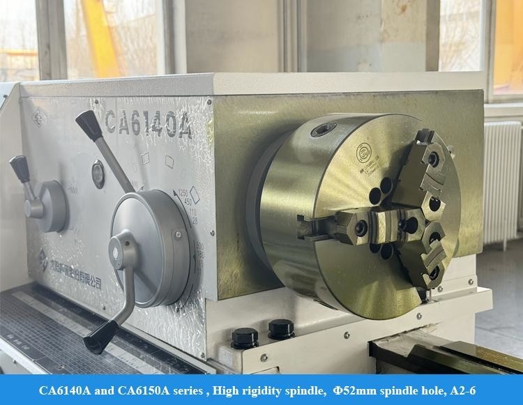 SMTCL Εγχειρίδιο CA6150A Μηχανή στροφής μετάλλων Gap Bed Lathe Machine 2000 mm Εγχειρίδιο Lathe