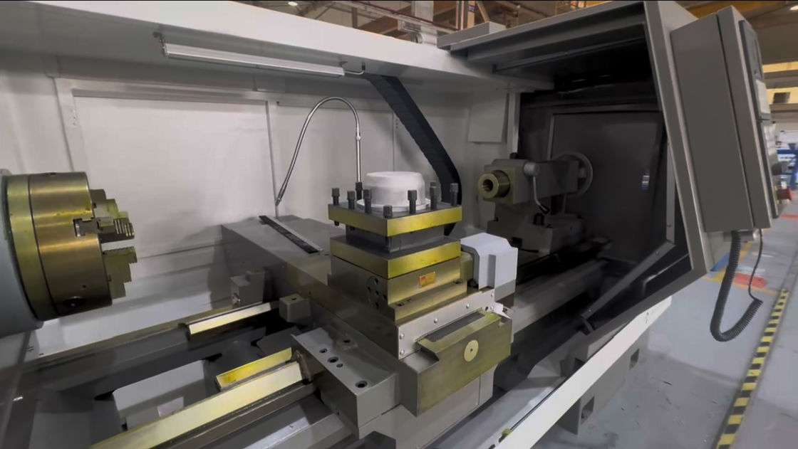 SMTCL βαριά μηχανή CNC με στροφείο συνδυασμός μεγάλου σπινδέλου CAK60135 οριζόντια επίπεδα κρεβάτια CNC με στροφείο