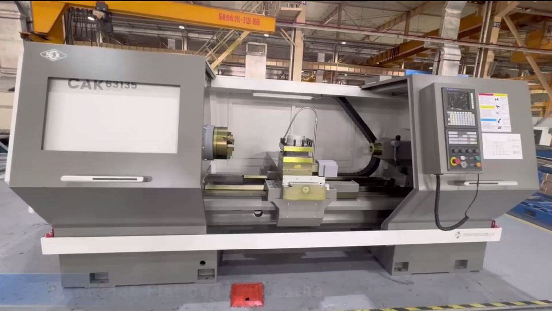 SMTCL βαριά μηχανή CNC με στροφείο συνδυασμός μεγάλου σπινδέλου CAK60135 οριζόντια επίπεδα κρεβάτια CNC με στροφείο
