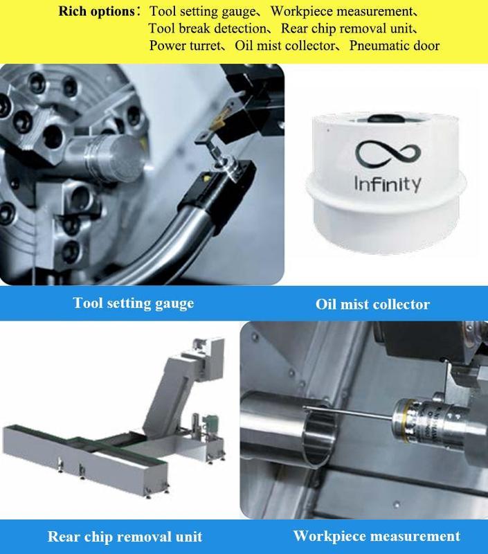 G45L CNC κρεβατιών ραπίσματος οριζόντια γραμμή ραγών υψηλής ταχύτητας μηχανών τόρνου