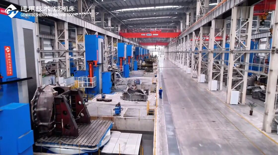 Κέντρο κατεργασίας φρεζαρίσματος και βαρελοποίησης γενικής χρήσης SMTCL τύπου δαπέδου P-Force για την βιομηχανία αιολικής ενέργειας