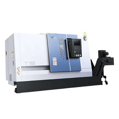 Οριζόντια κλίση κρεβατιού CNC lathemachine T5-100Q Μεταλλική άλεση CNC κέντρο στροφής