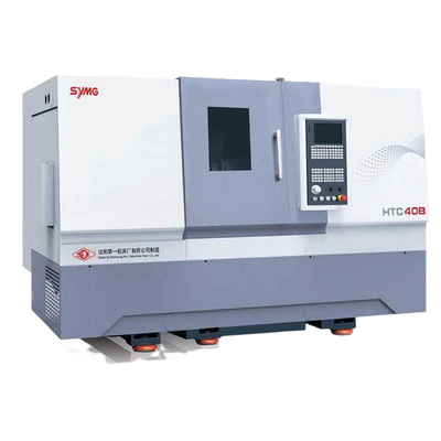 SMTCL Κεκλιμένο Κρεβάτι CNC Τόρνος HTC40B Μεταλλικός CNC Τόρνος