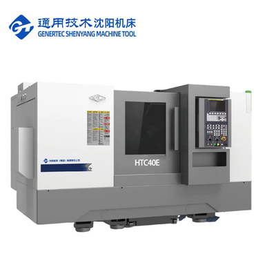 Κέντρο στροφής CNC HTC40E SMTCL Τριχωτό κρεβάτι CNC μηχανή στροφής για μέταλλο