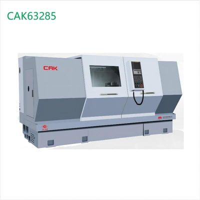 Τεχνητήρας CNC CAK63285 επίπεδο κρεβάτι Τεχνητήρας CNC 4 σταθμοί πύργος με κινητήρα servo